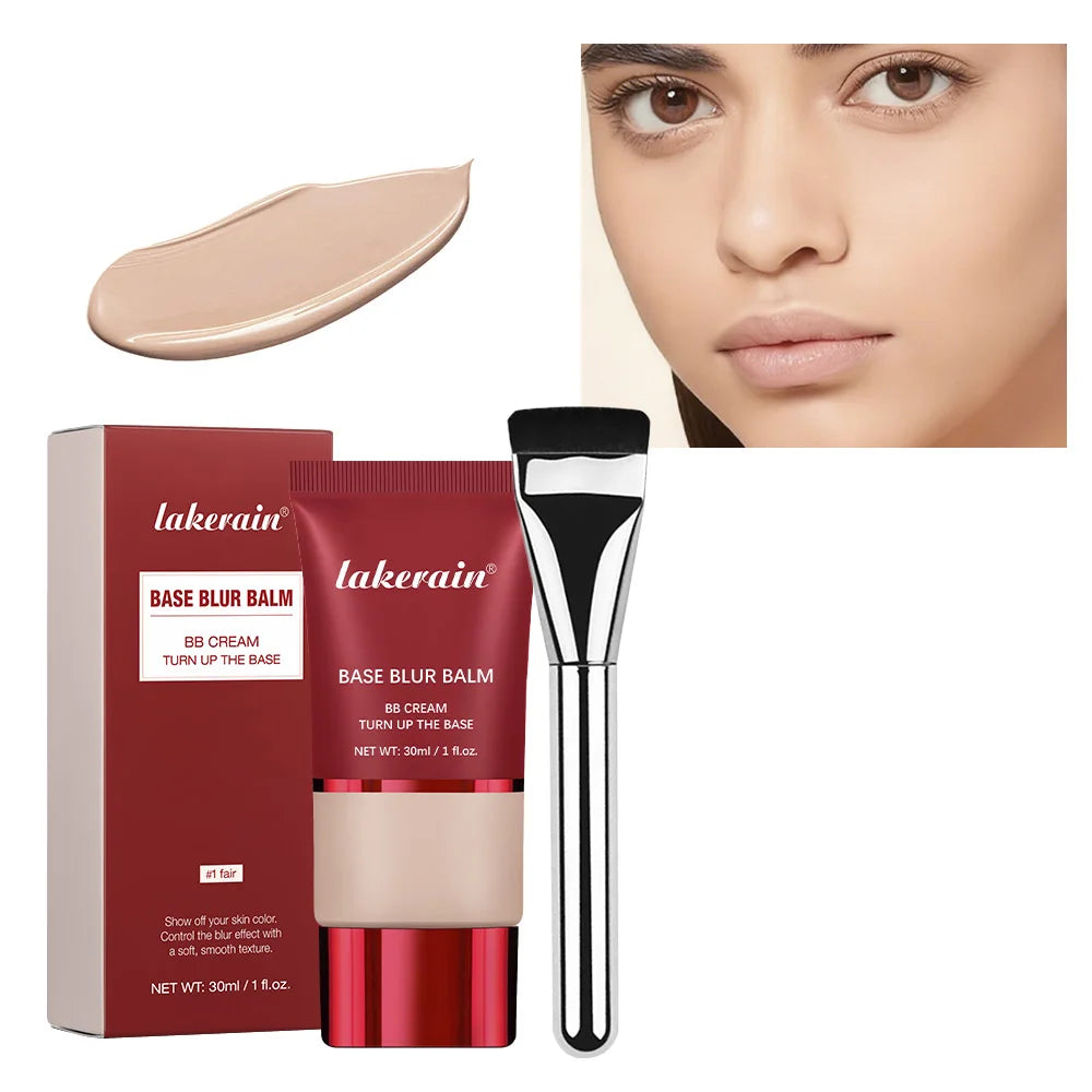 Blurring Foundation Balm with Applicator Brush for a Smooth Matte Finish - 23
