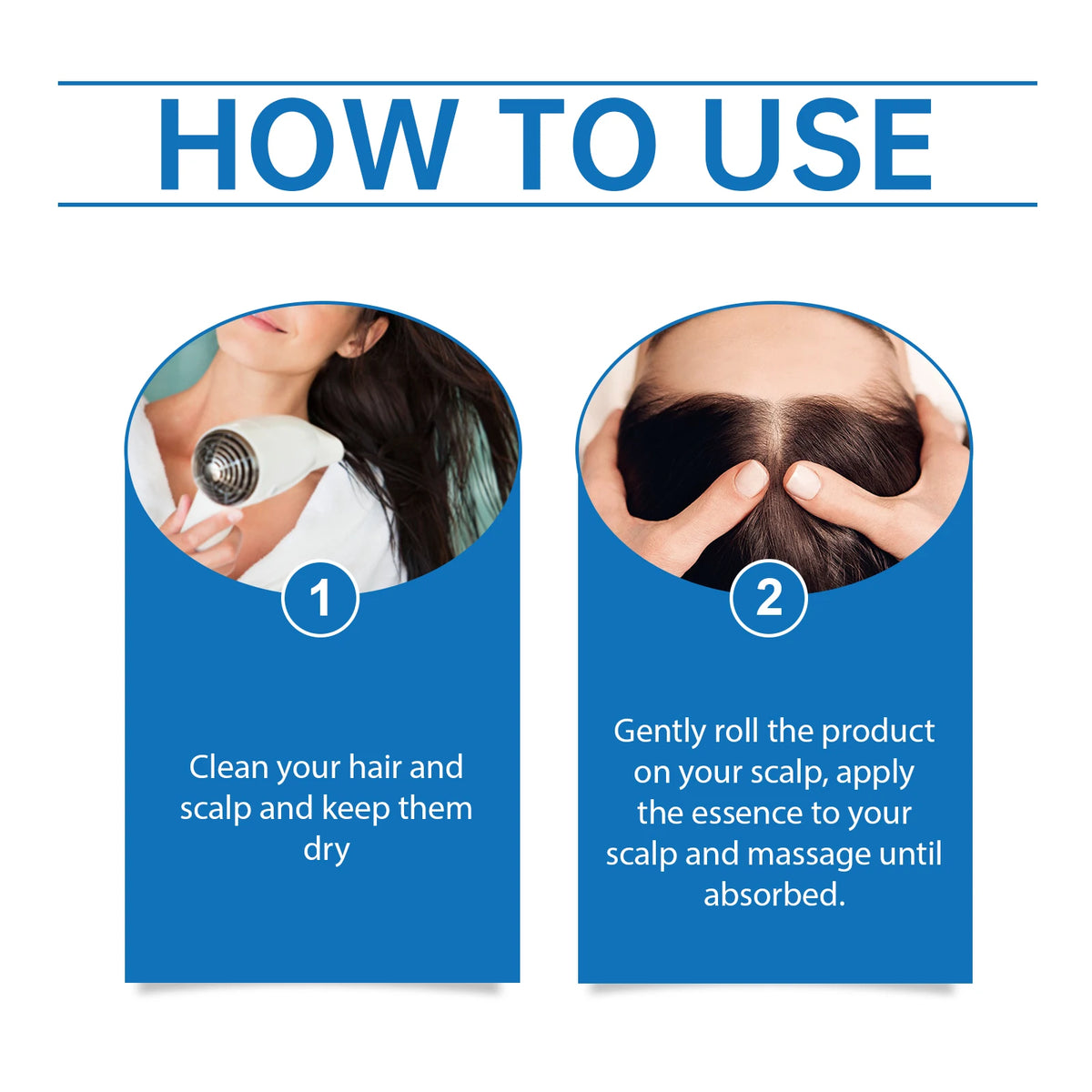 Rosemary Scalp Stimulating Roller Serum for Hair Growth and Thickness