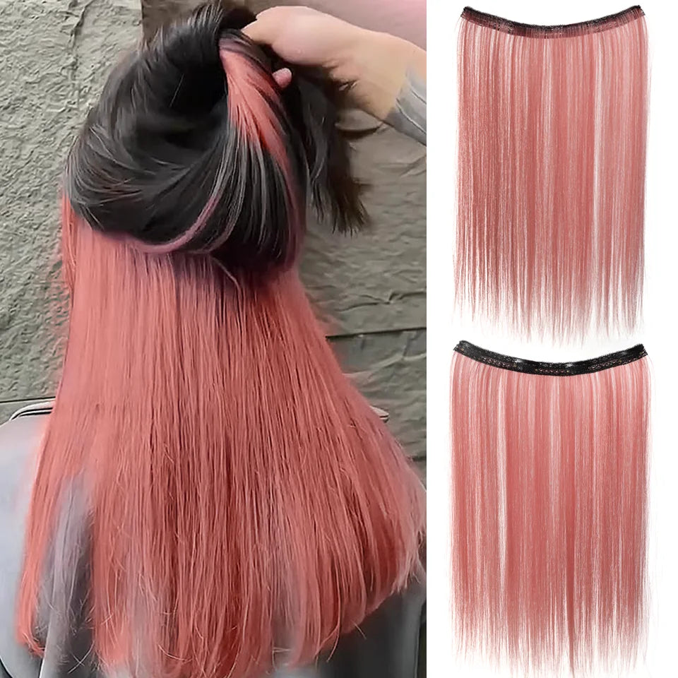 20 Inch Straight Clip-In Hair Extensions for Instant Highlights - 7