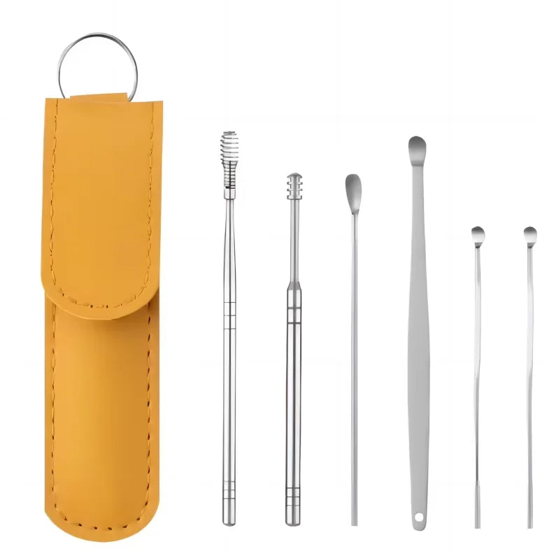 Professional Stainless Steel Ear Wax Removal Cleaning Tool Kit - 22