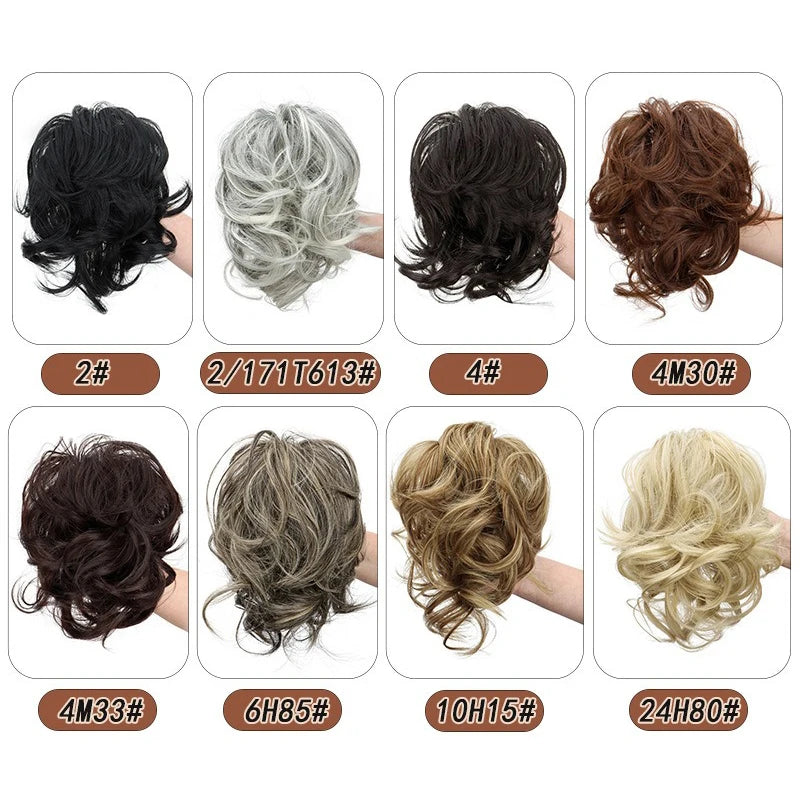 12-Inch Short Curly Claw Clip Ponytail Hair Extension - 3