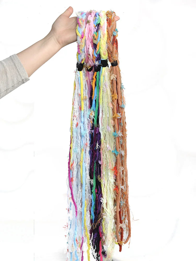 Bohemian Braided Dreadlock Headband for Festivals - 9