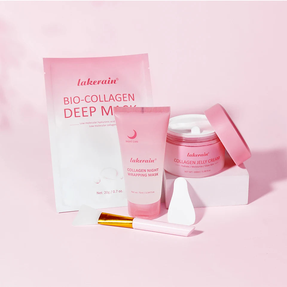 Collagen Skincare Set for Deep Hydration and Radiant Skin Repair - 18