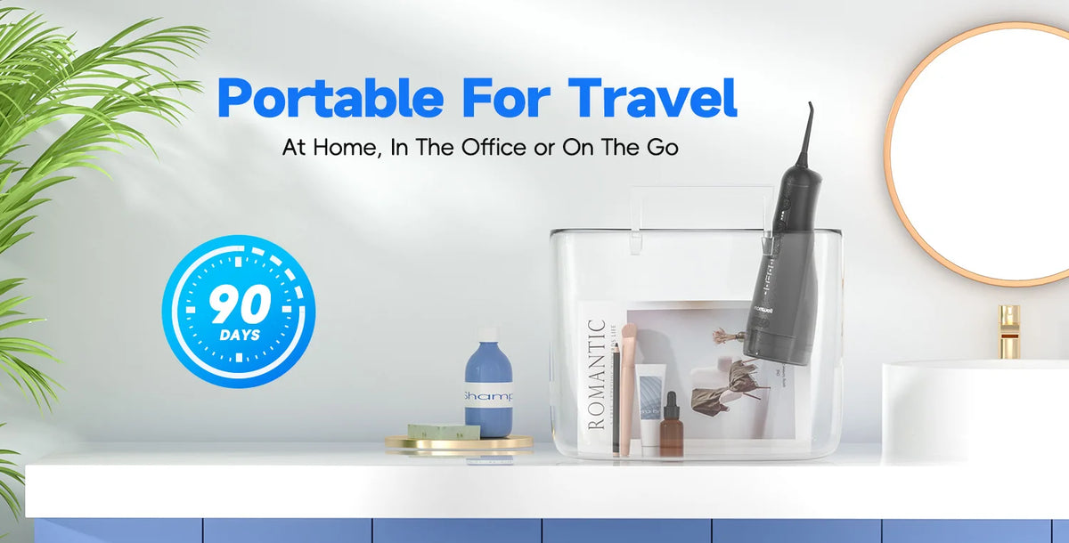 Portable Cordless Water Flosser for Deep Cleaning and Gum Health