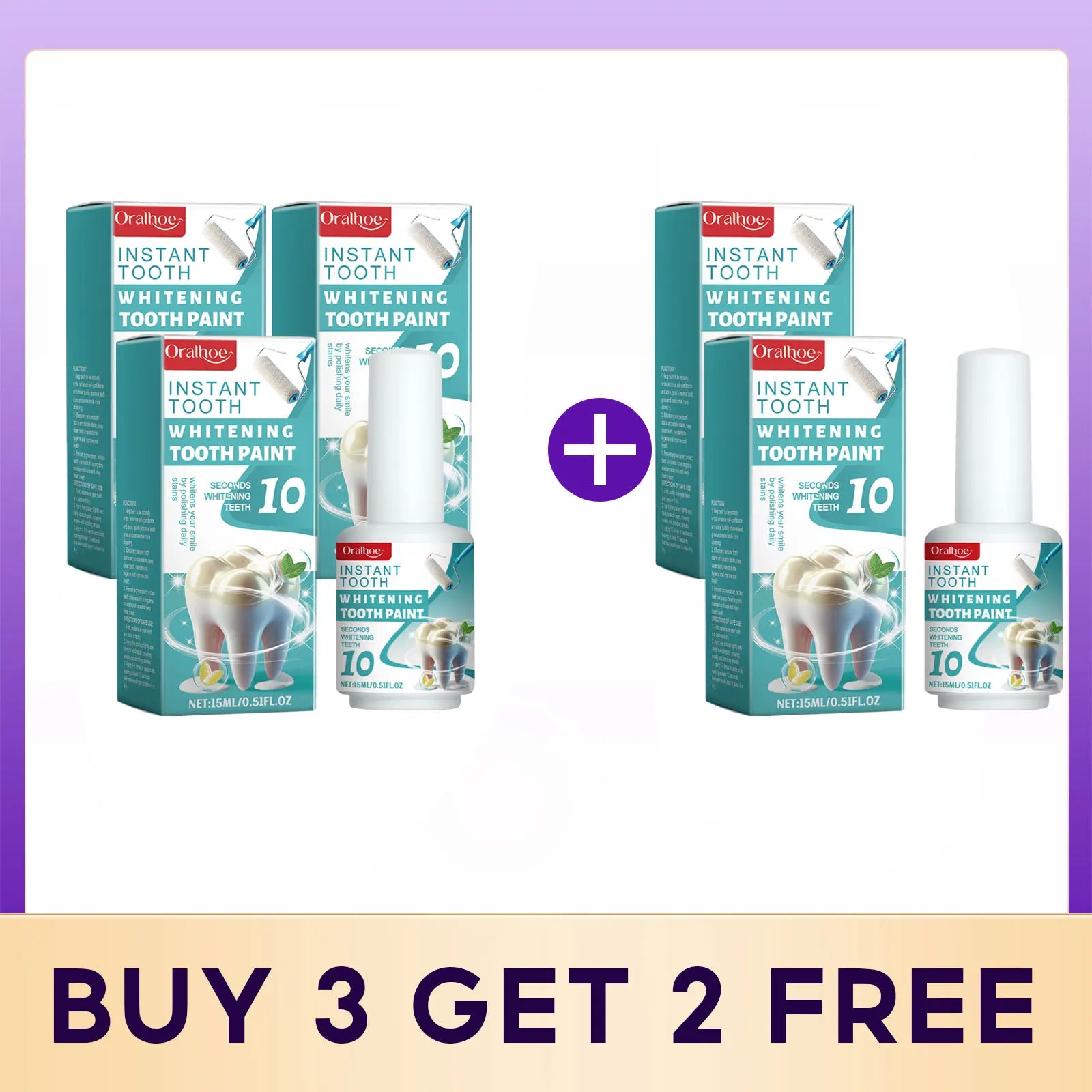Instant Teeth Whitening Paint for Brighter Smile and Stain Removal - 15