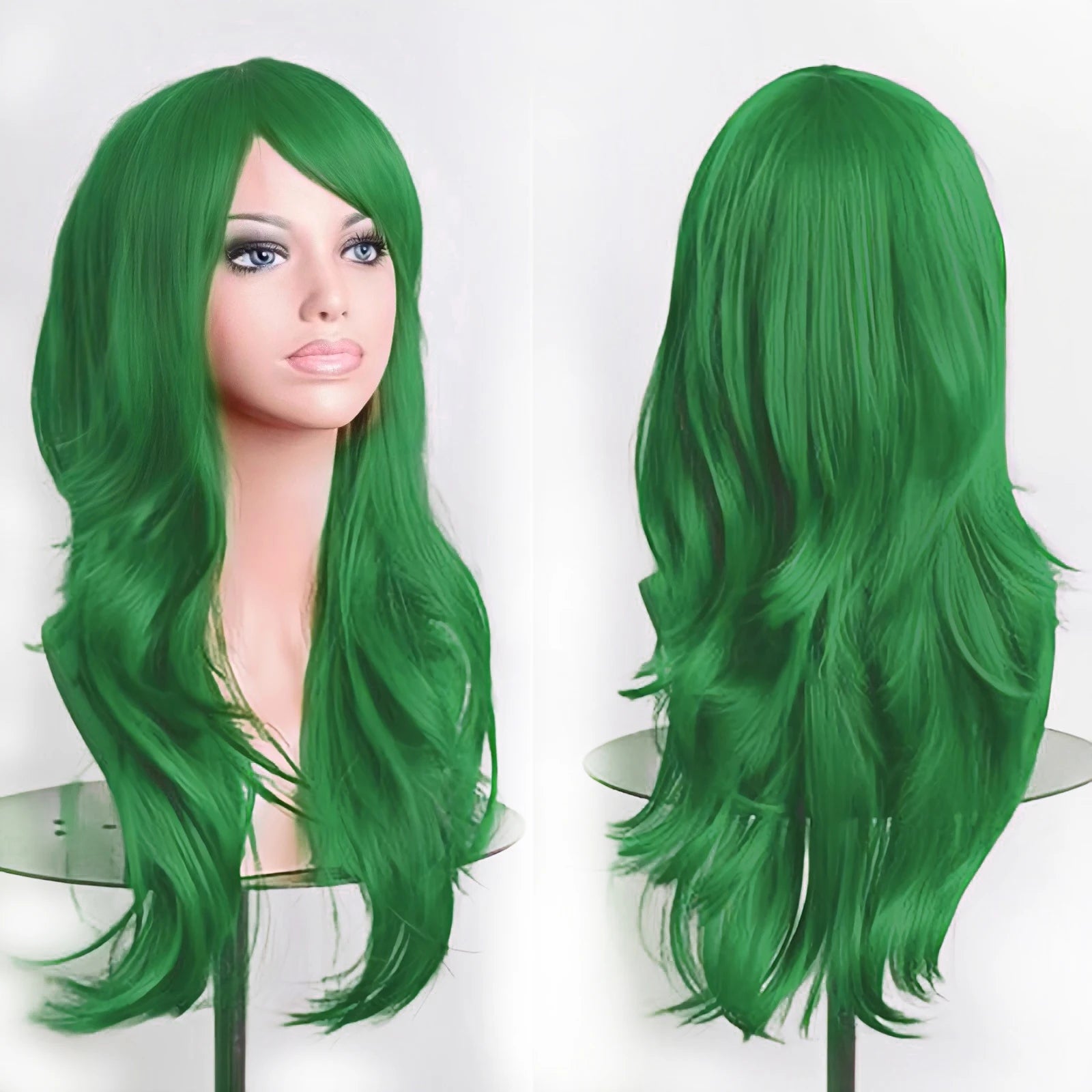 Long Wavy Synthetic Hair Wig for Cosplay and Costume Parties - 31