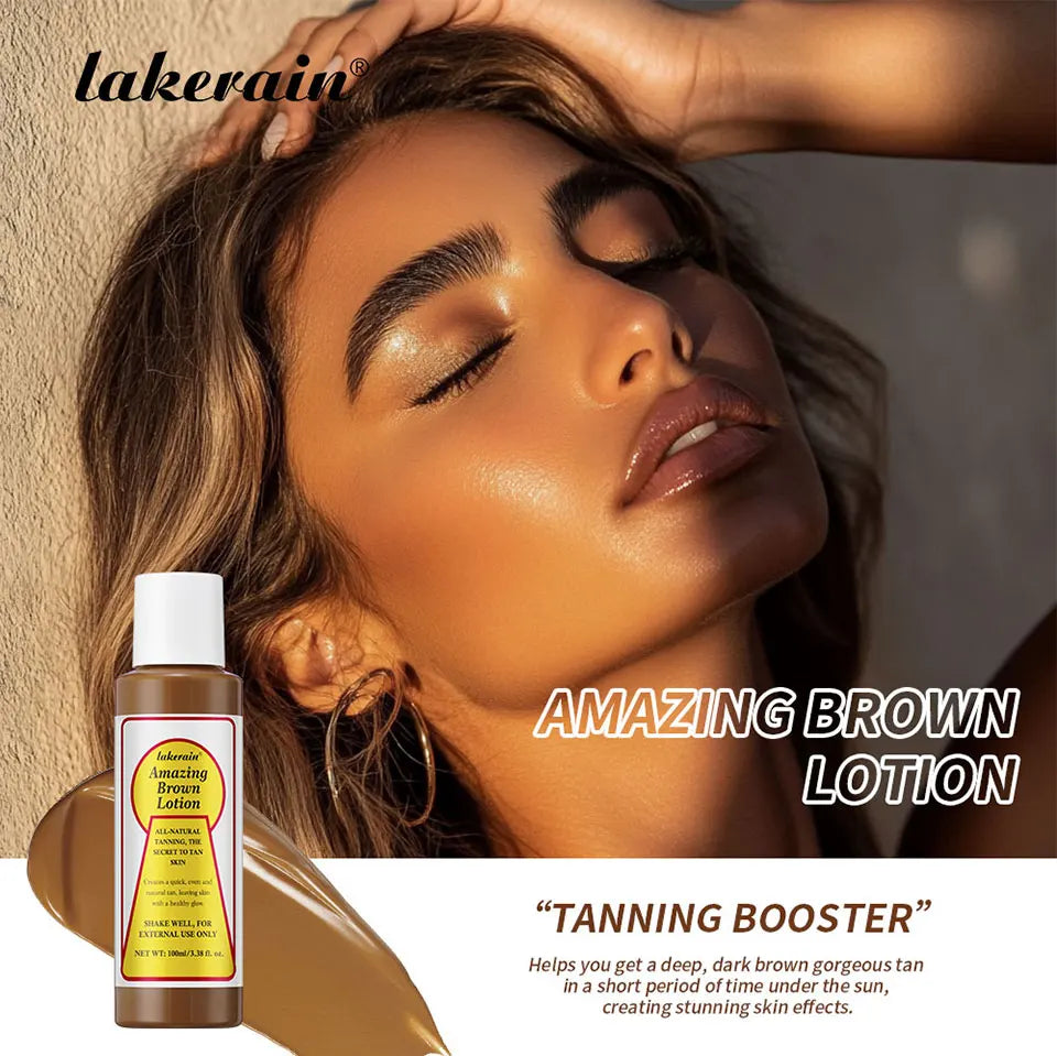 Sunless Tanning Body Lotion for a Deep Natural Bronze Glow