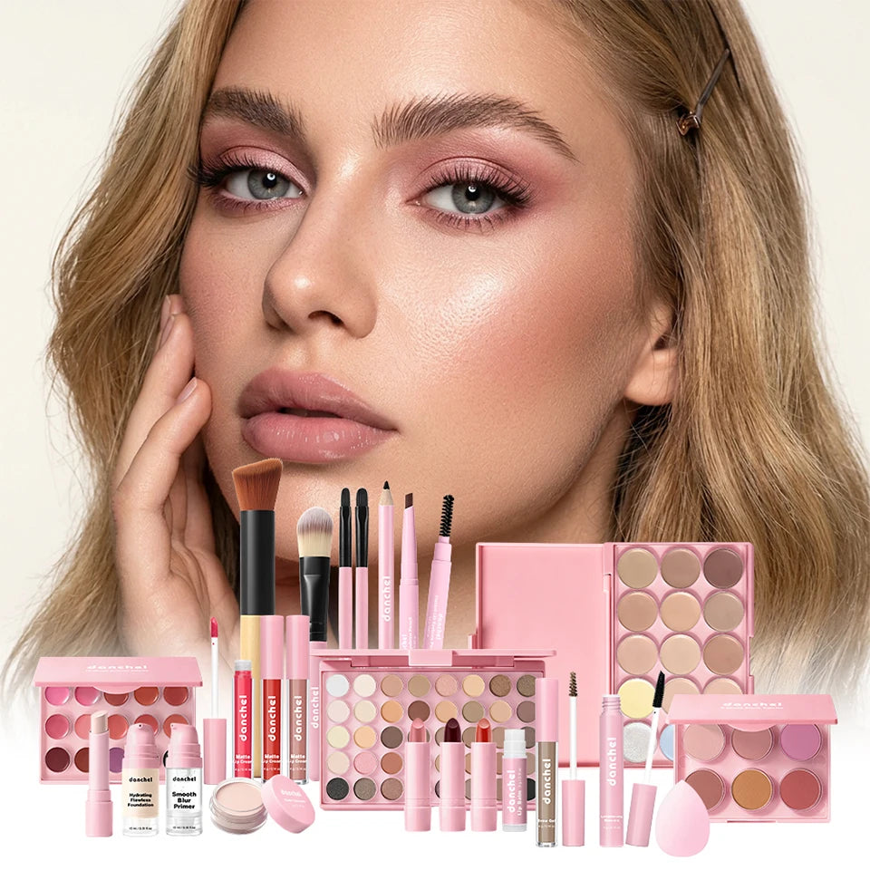 All-in-One Professional Makeup Kit with Full Cosmetic Essentials - 11
