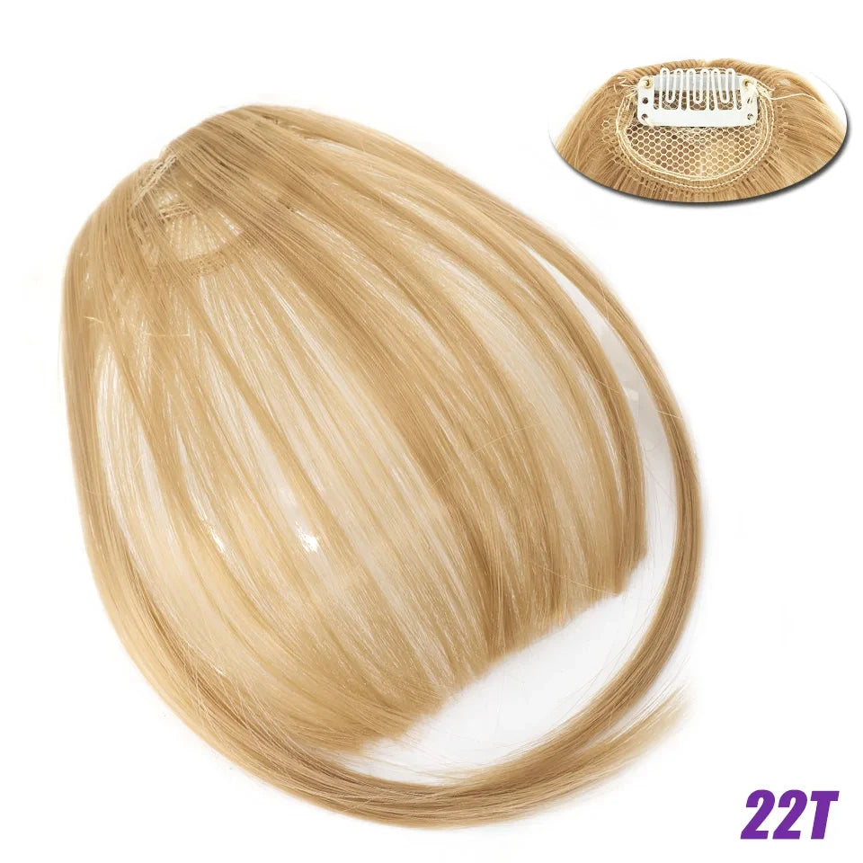 Clip In Air Bangs for Natural Hair Volumizing and Face Framing - 21