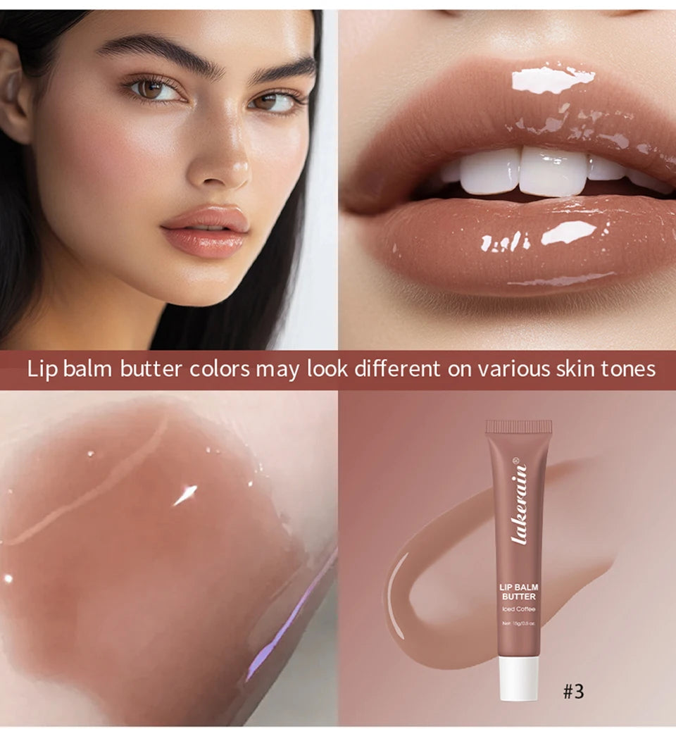 Hydrating Moisturizing Lip Balm Butter for Soft and Glossy Lips