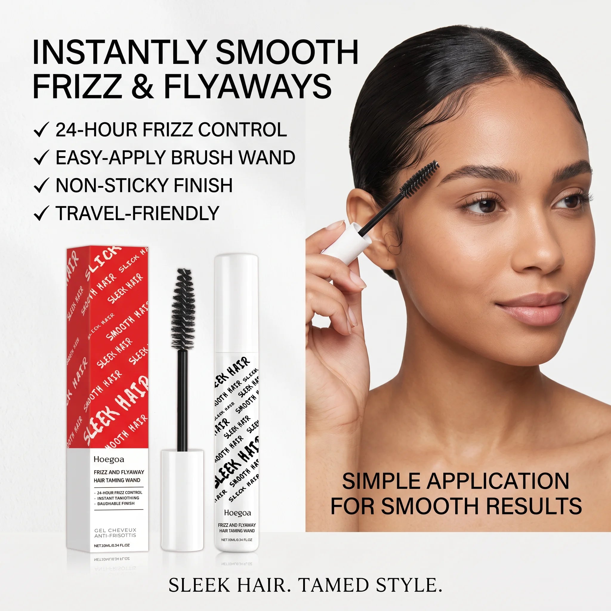 Anti-Frizz Hair Finishing Stick for Sleek Flyaway and Edge Control - 7