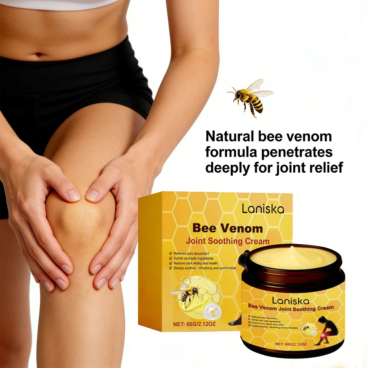 Bee Venom Joint Soothing Cream for Muscle and Joint Relief