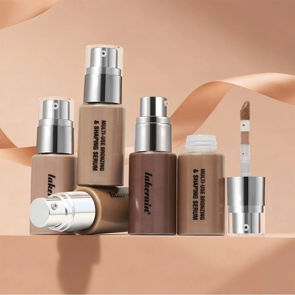 Hydrating Bronzing and Shaping Serum for Natural Face Contouring