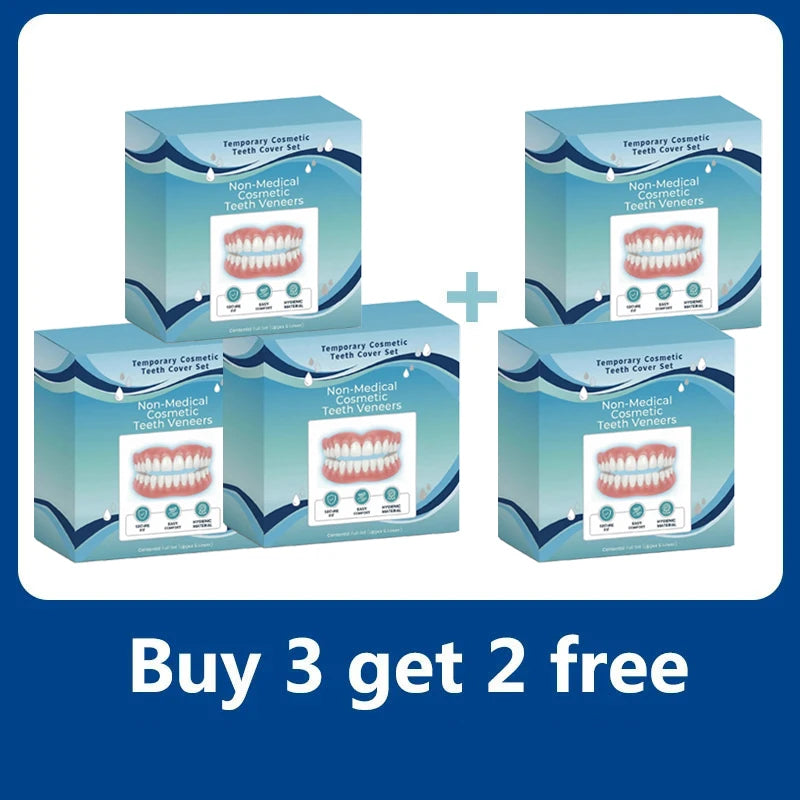 Adjustable Silicone Cosmetic Denture Kit for Natural Smile Transformation - 7