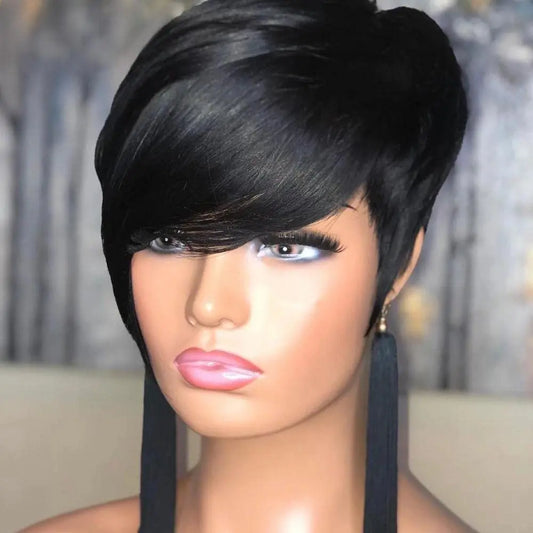 Short Layered Pixie Cut Wig for Women