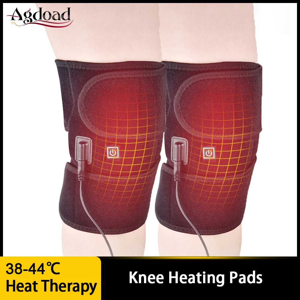 Electric Heated Knee Support Brace for Joint Pain and Muscle Relaxation