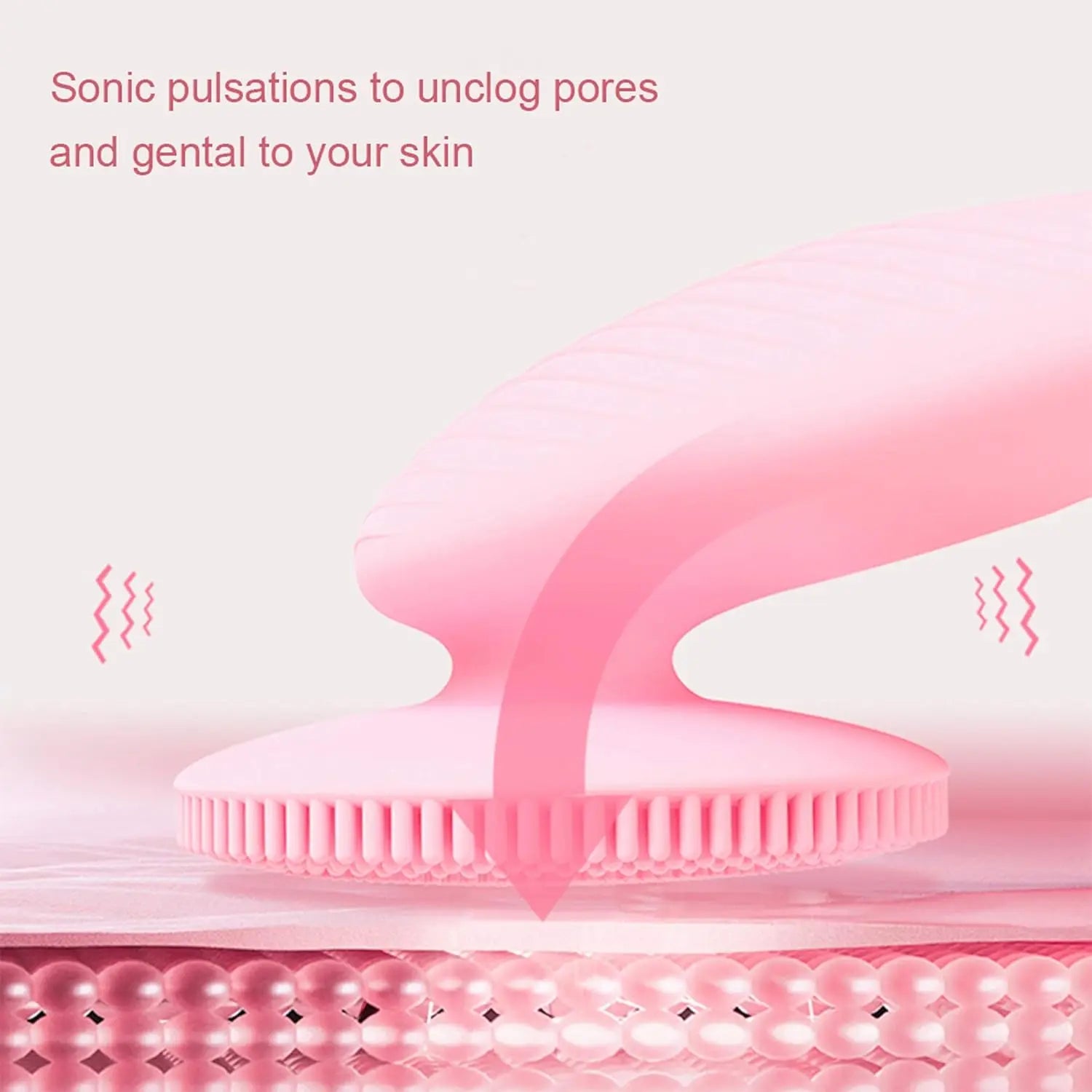 Electric Silicone Face Cleansing Brush for Deep Pore Exfoliation - 3
