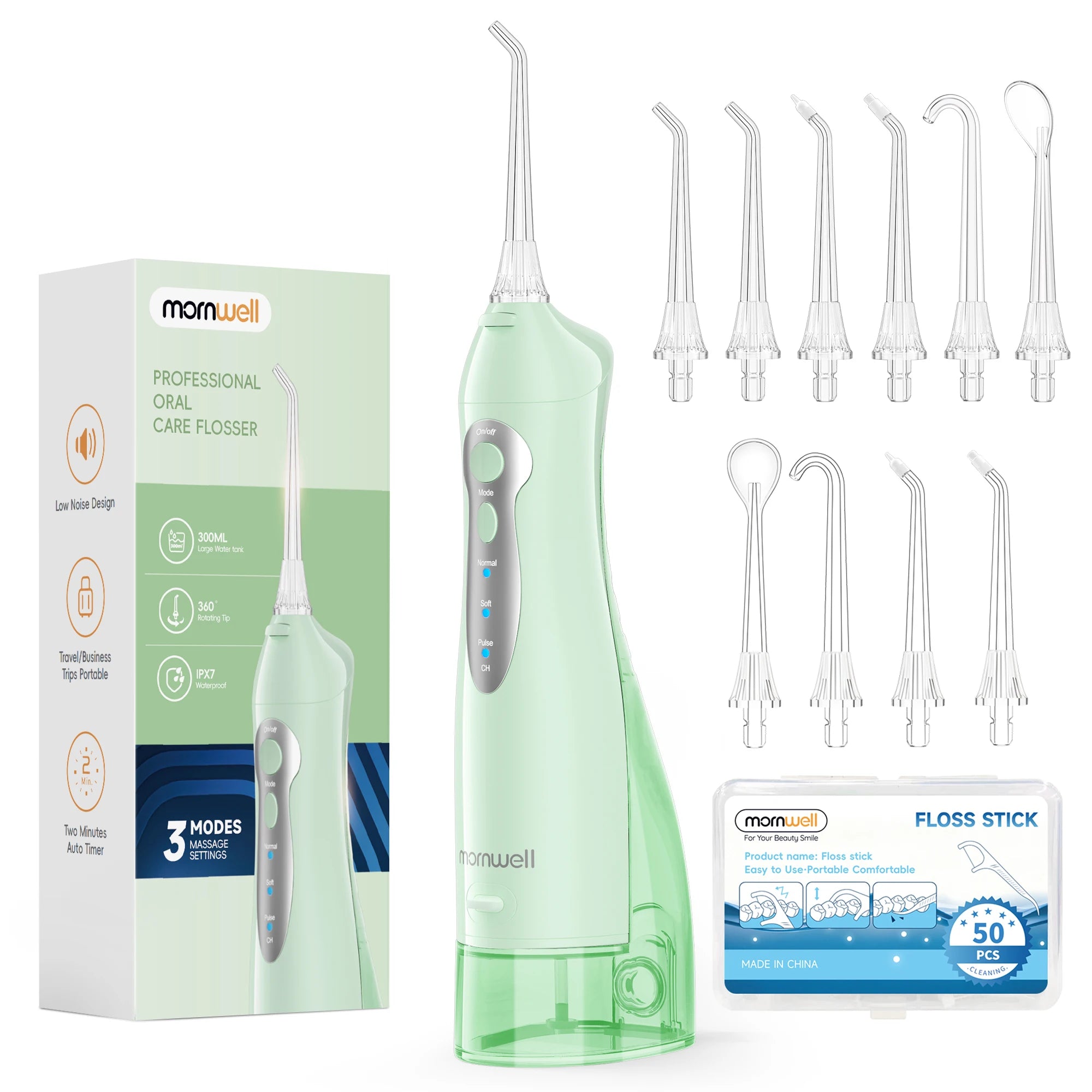Rechargeable Portable Oral Irrigator Water Flosser for Deep Teeth Cleaning - 21