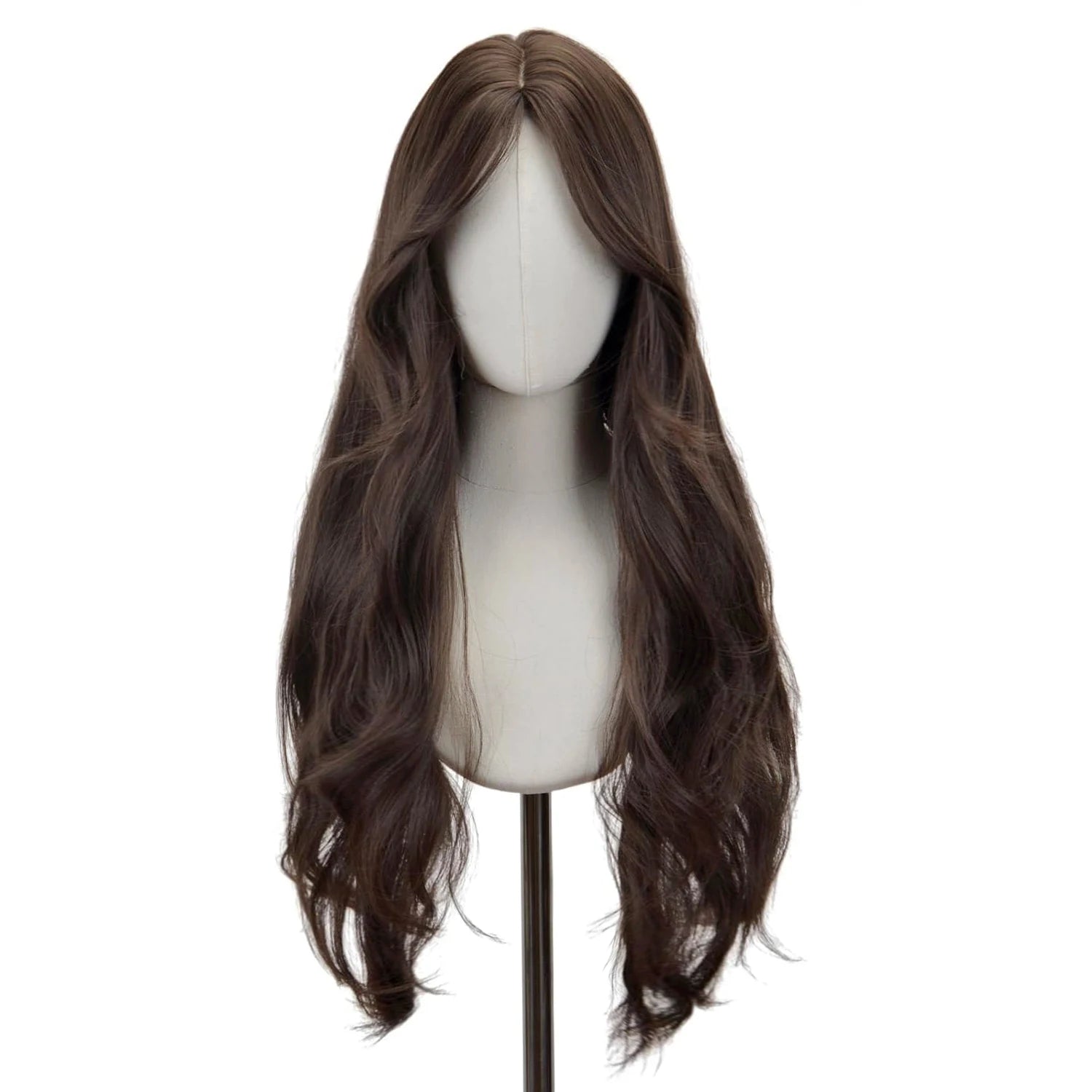 Natural Wavy Long Synthetic Wig for Daily Wear and Styling - 2