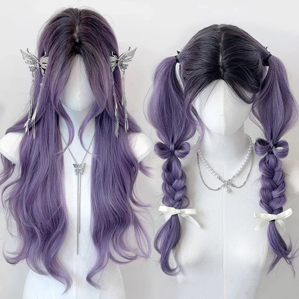 Long Wavy Ombre Cosplay Wig for Women