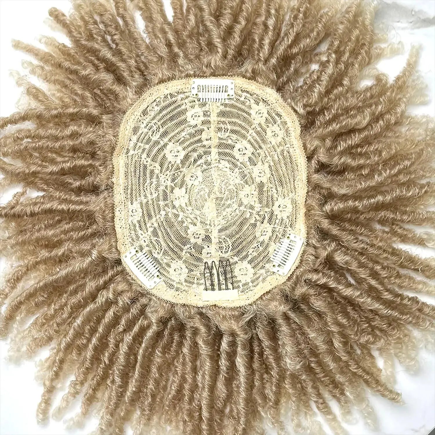 Men's Short Curly Braided Dreadlock Wig - 12