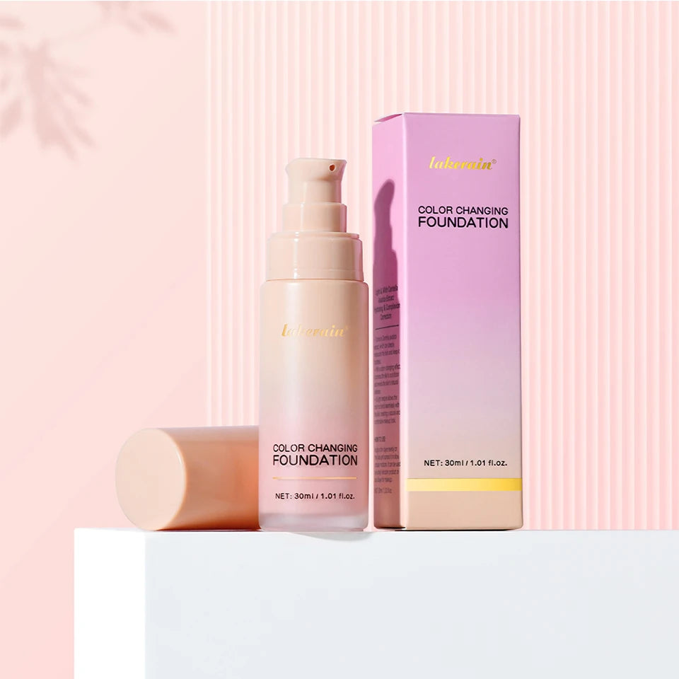 Color Changing Liquid Foundation for Natural Even Skin Tone - 18