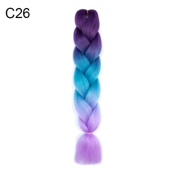 24-Inch Ombre Jumbo Braiding Hair Extensions