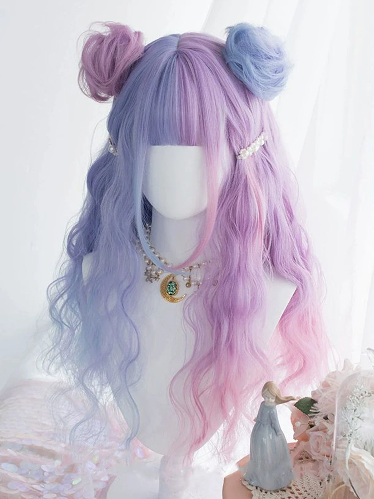 Long Wavy Ombre Cosplay Wig for Lolita and Harajuku Styles