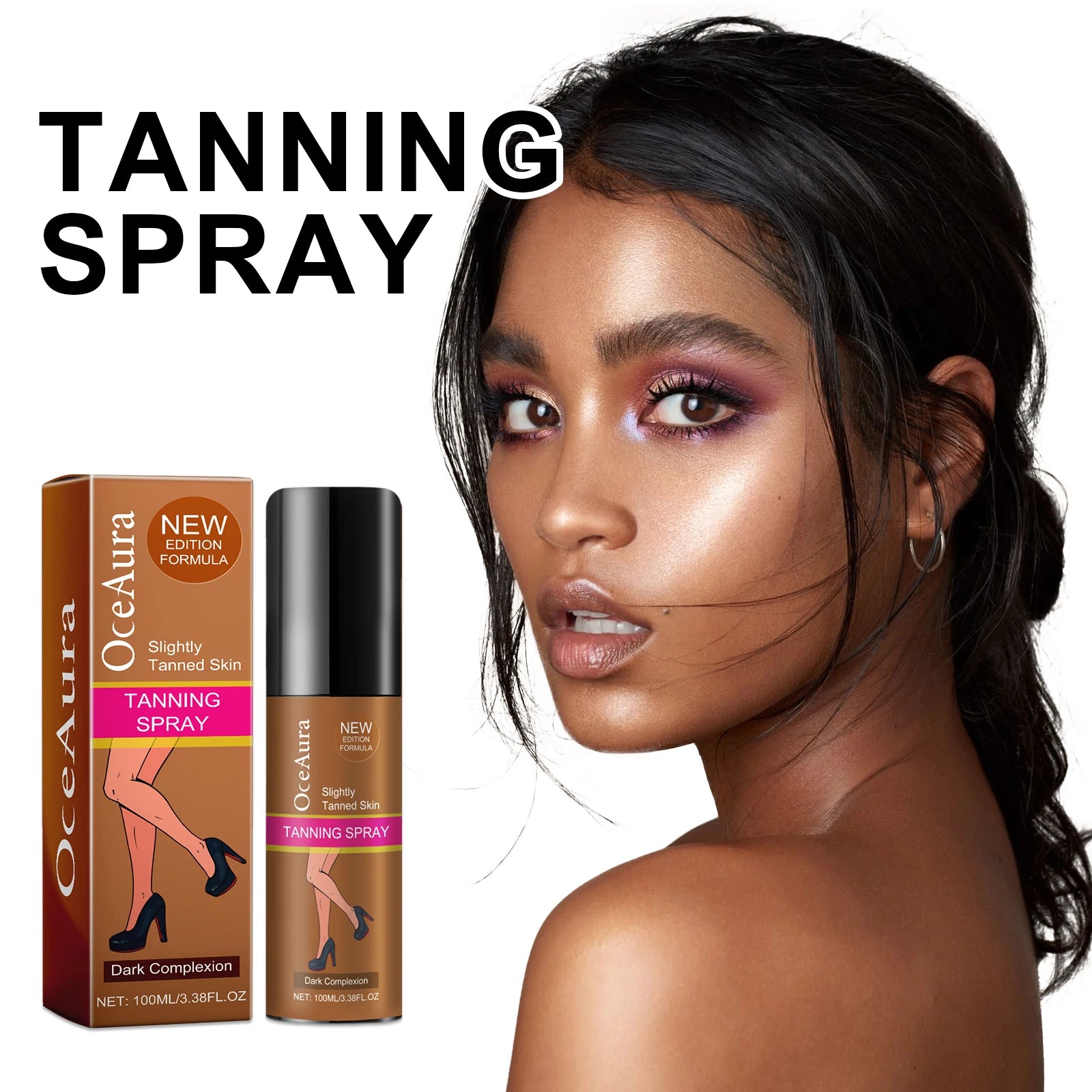 Sunless Self-Tanning Spray for Natural Glowing Skin - 7