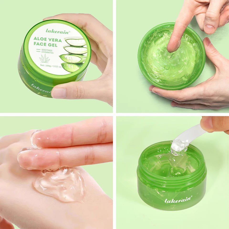 Hydrating Aloe Vera Gel for Soothing and Moisturizing Facial Skin Care - 19