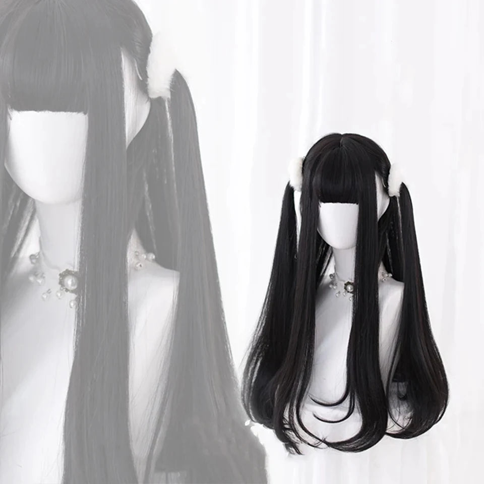 Long Wavy Ash Blonde Synthetic Wig with Bangs - 25