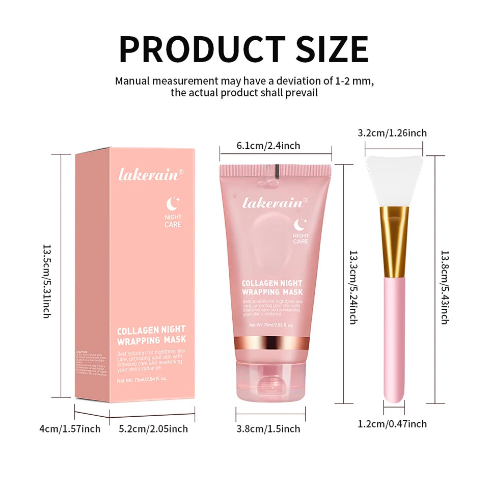 Collagen Overnight Wrapping Peel-Off Mask for Firming and Hydration - 14