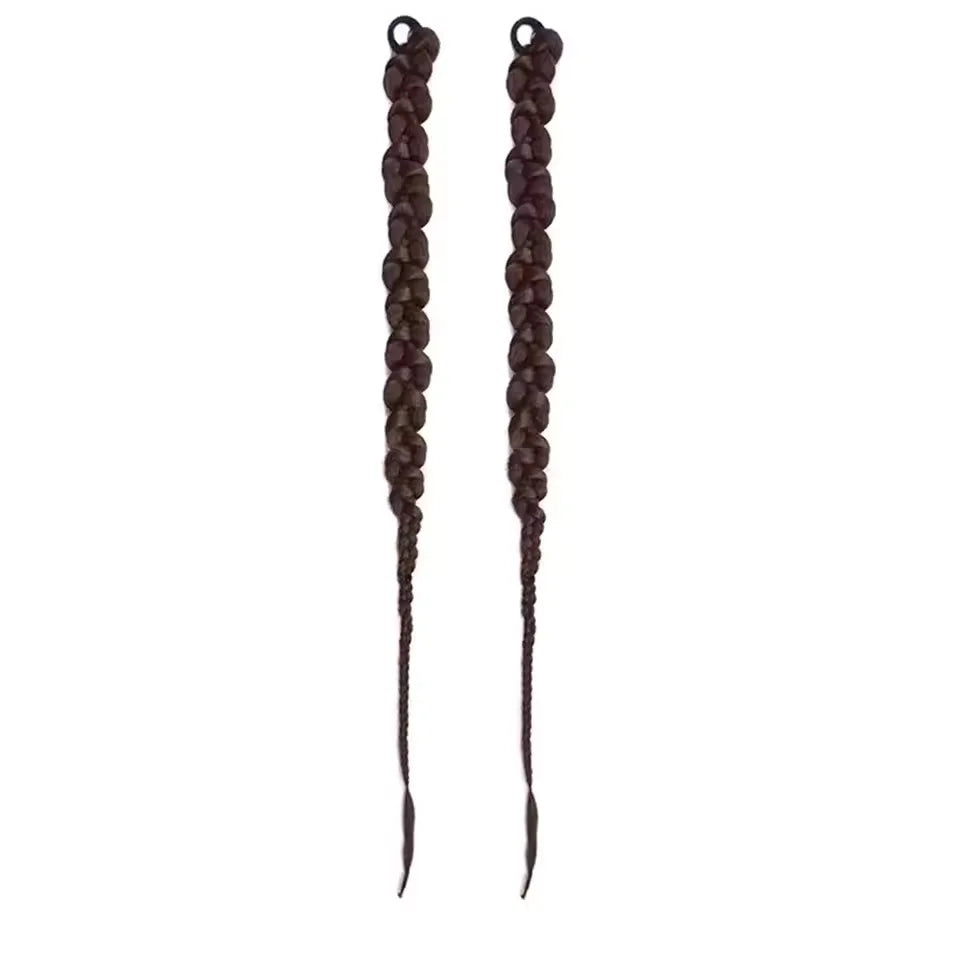 Synthetic Braided Ponytail Extension Set for Trendy Hairstyles