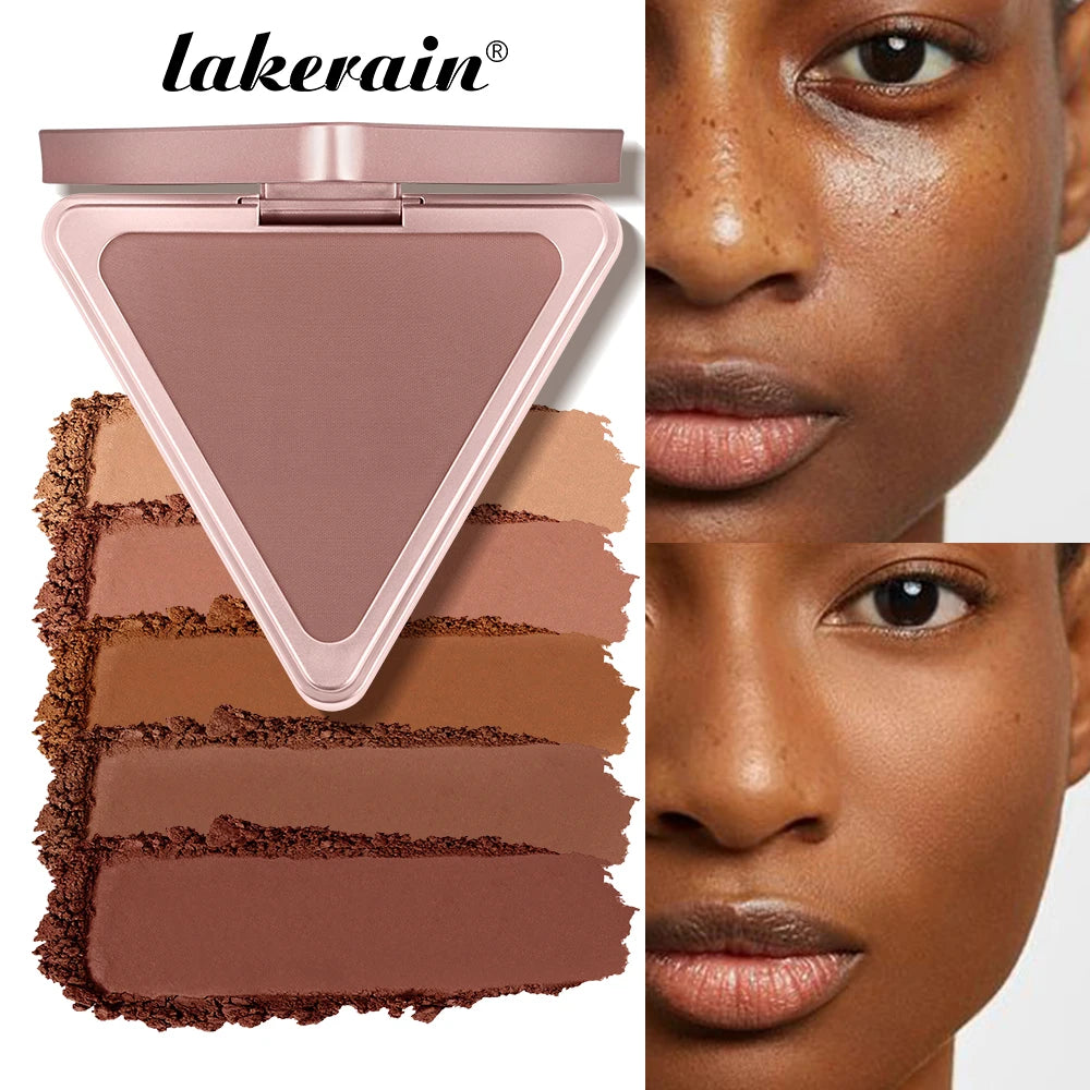 Long-Lasting Matte Bronzer Powder for Face Contouring and Shading