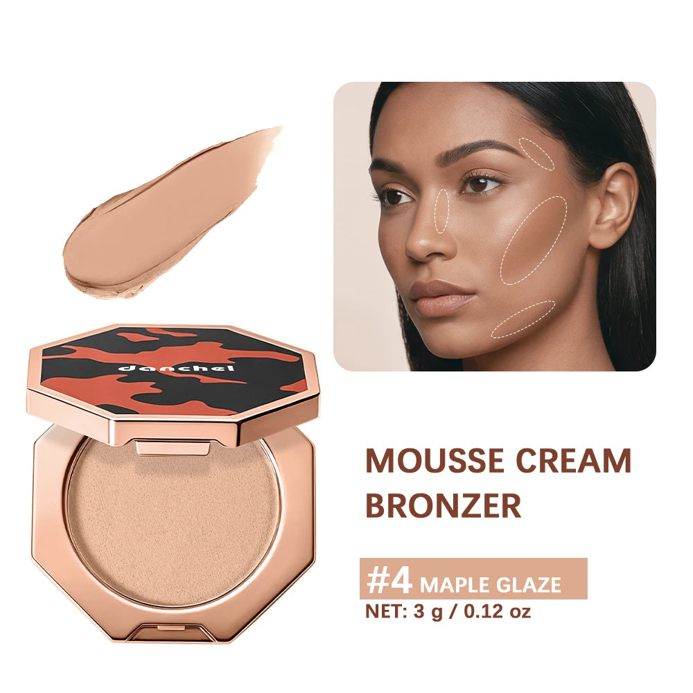 Long-Lasting Cream Mousse Bronzer for Natural Sculpting and Definition - 24
