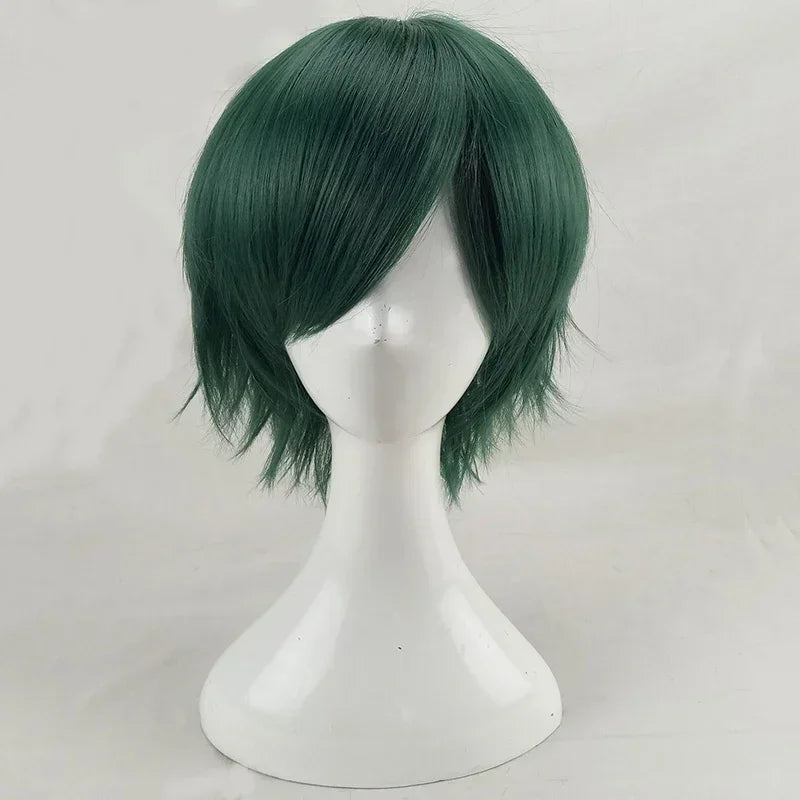 Short Layered Synthetic Cosplay Wig for Costume Parties and Events