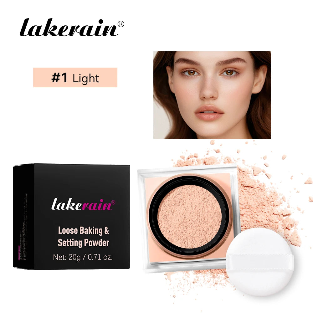 Matte Finishing Loose Powder for Oil Control and Flawless Makeup