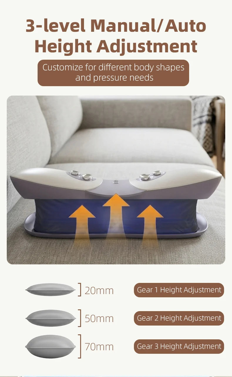 Electric Lumbar Traction Massager for Lower Back Pain and Spine Relief - 17