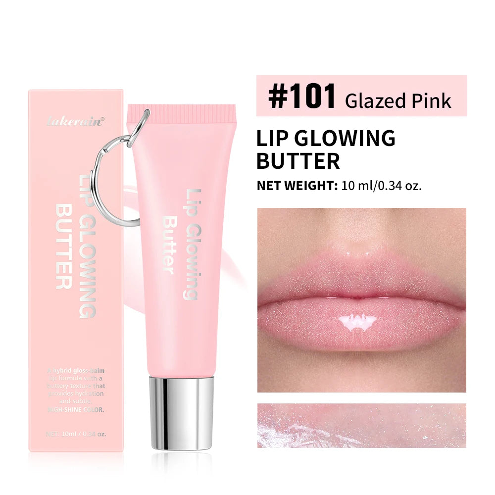 Hydrating Lip Gloss with Keychain for Long-Lasting Moisture and Shine - 28