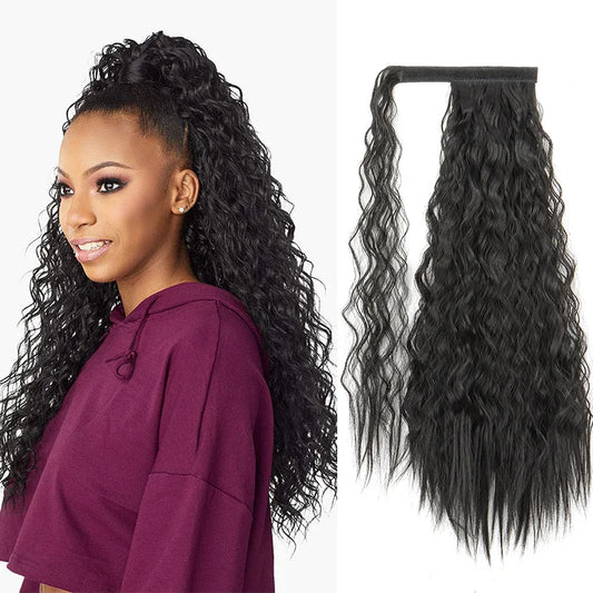 Long Wavy Ponytail Hair Extension for Instant Volume