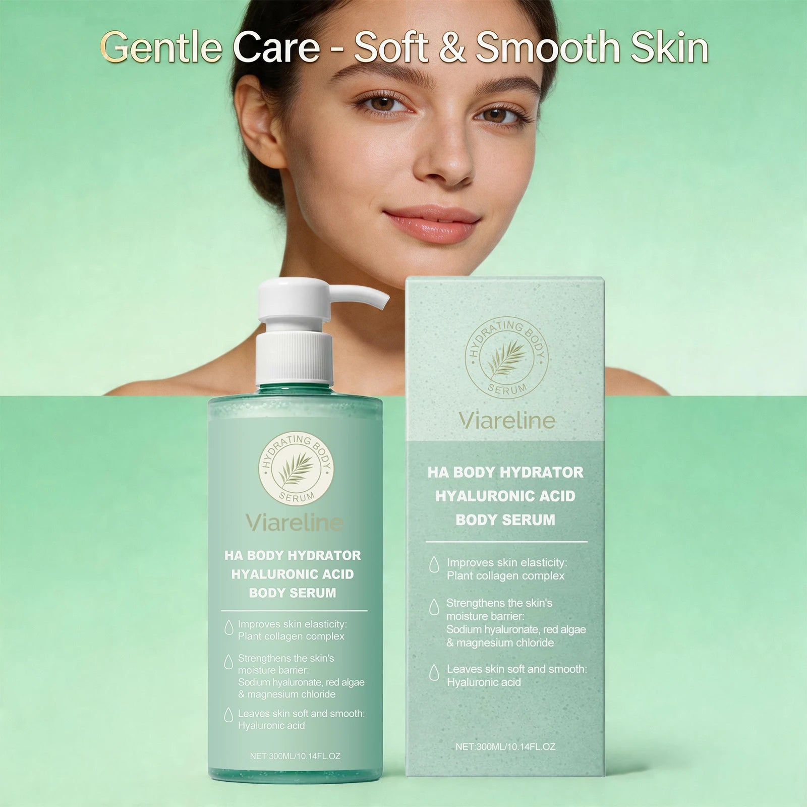 Hyaluronic Acid Body Serum for Deep Hydration and Smooth Skin - 1