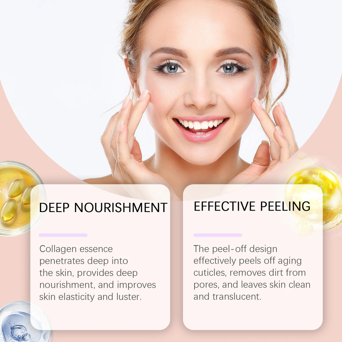 Collagen Overnight Firming Peel-Off Mask for Radiant and Plump Skin