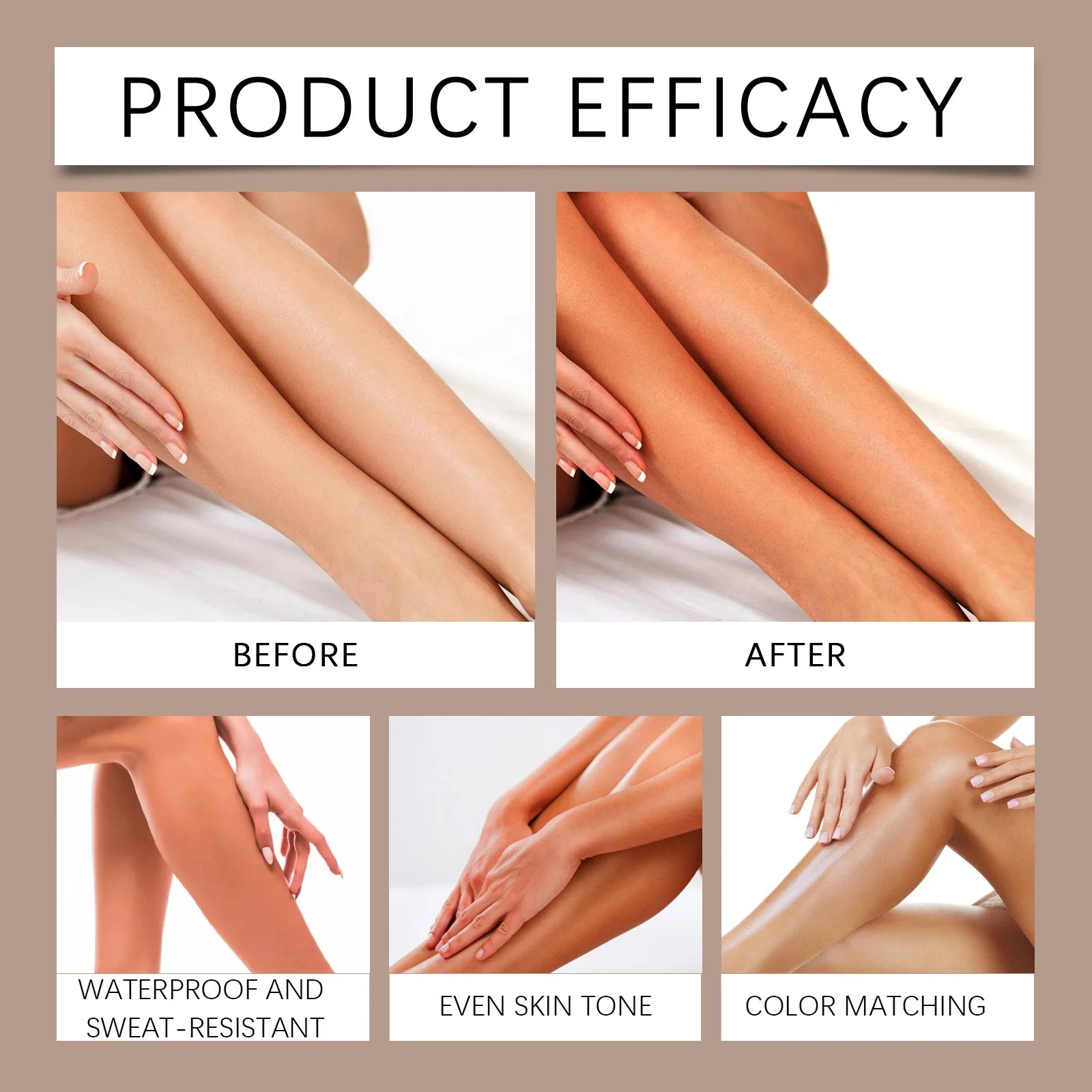Waterproof Leg Makeup Concealer for Scars and Varicose Veins - 11
