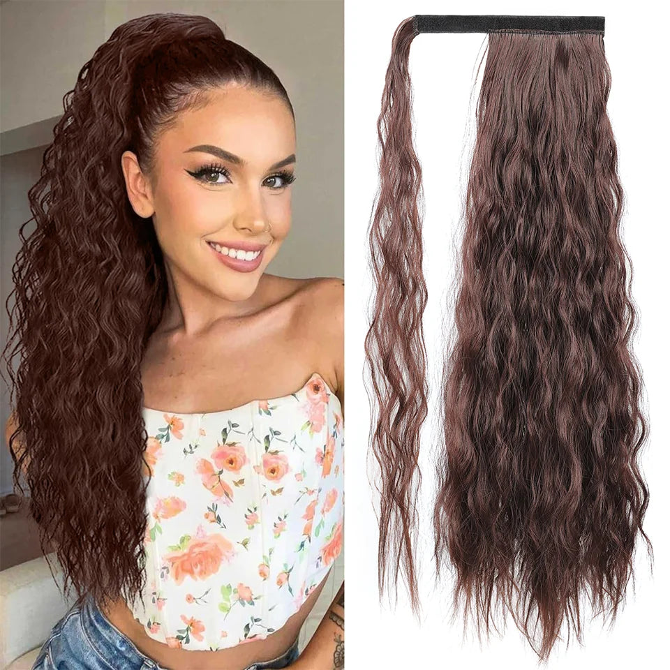 Wavy Wrap-Around Ponytail Extension for Instant Volume - 14