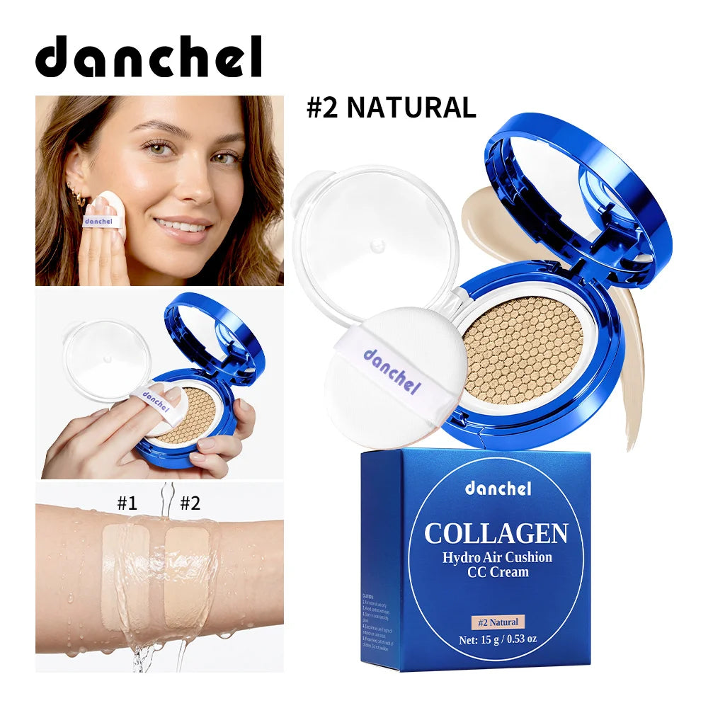Collagen Hydro Air Cushion CC Cream for Long-Lasting Hydrating Makeup - 1