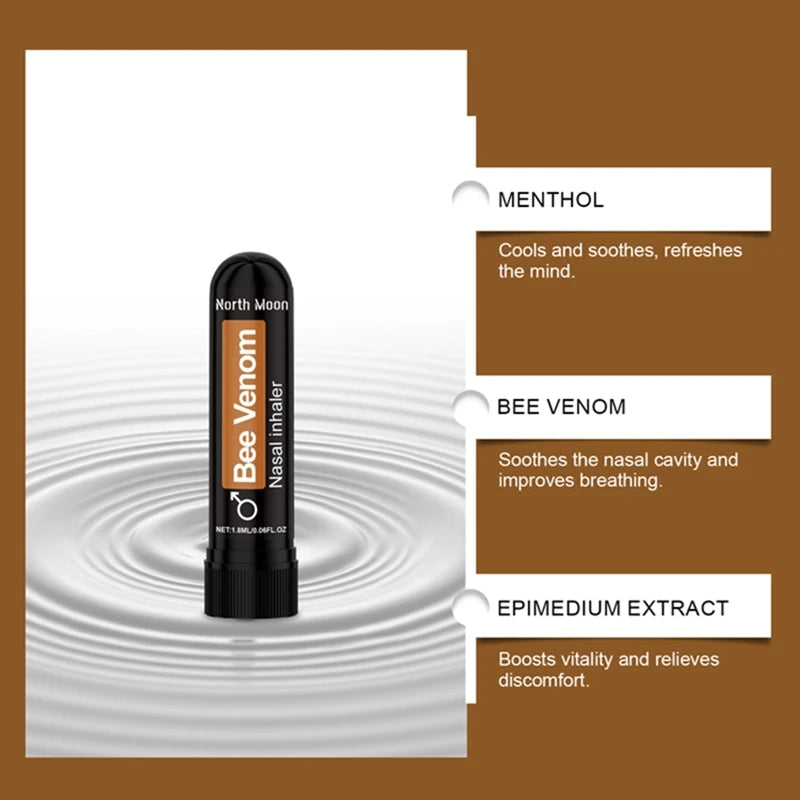 Bee Venom Nasal Inhaler for Enhanced Male Vitality and Daily Energy - 9