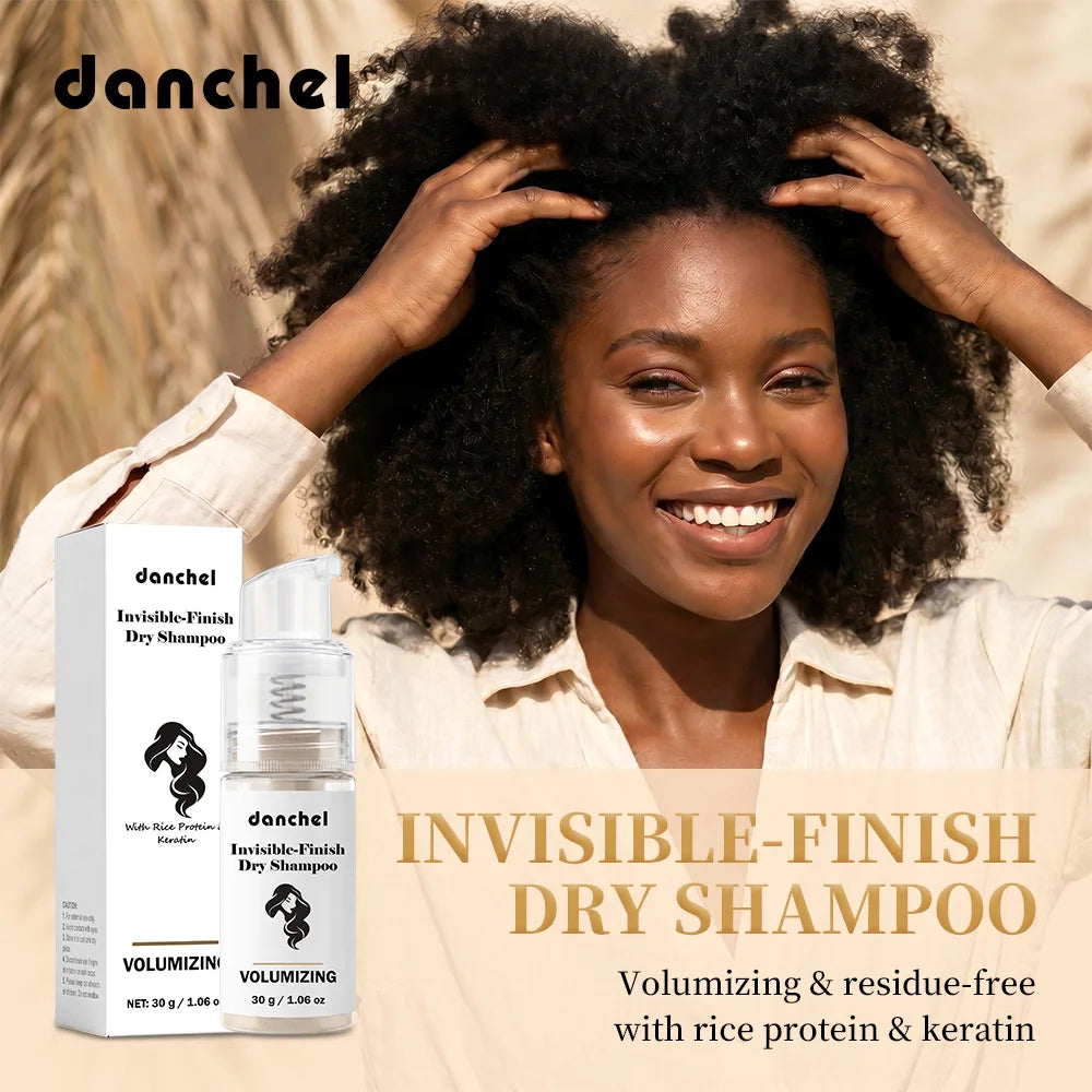 Invisible Dry Shampoo Powder for Instant Volume and Oil Absorption