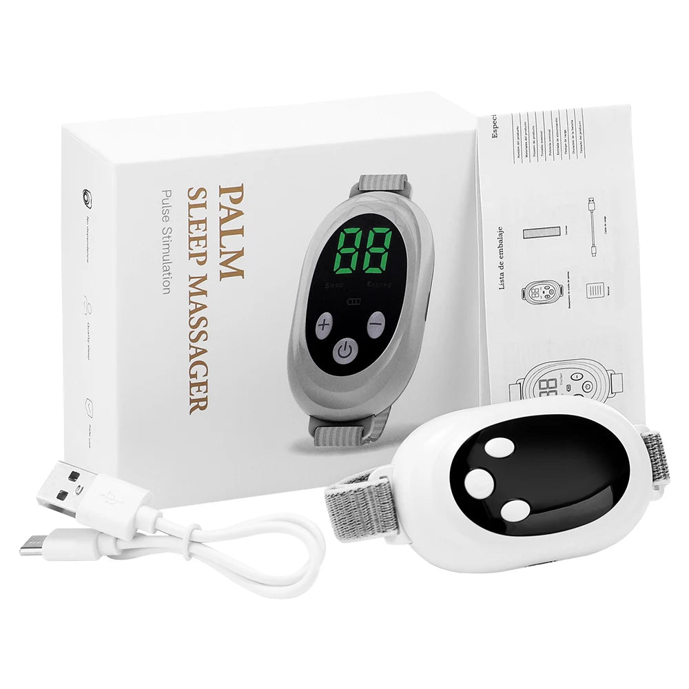 Microcurrent Handheld Sleep Aid Device for Stress and Anxiety Relief