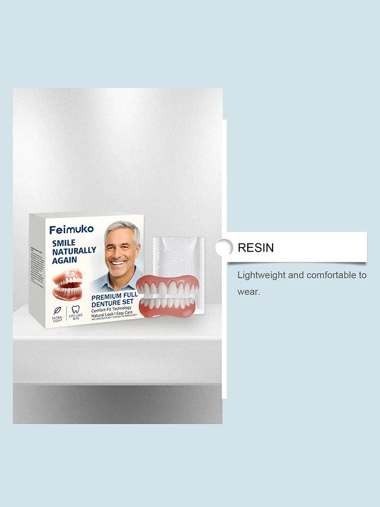 Instant Full Set Dentures for Natural Smile and Confidence - 9