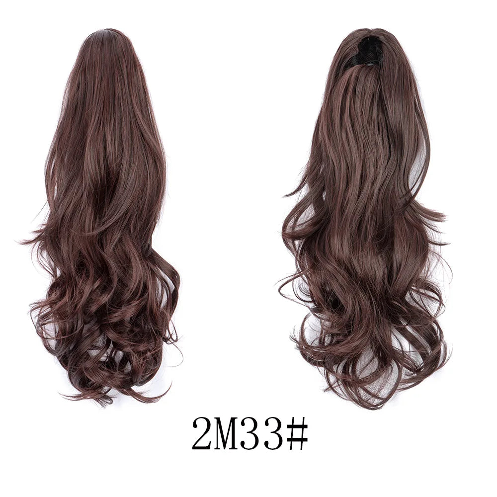 22-Inch Wavy Drawstring Ponytail Extension